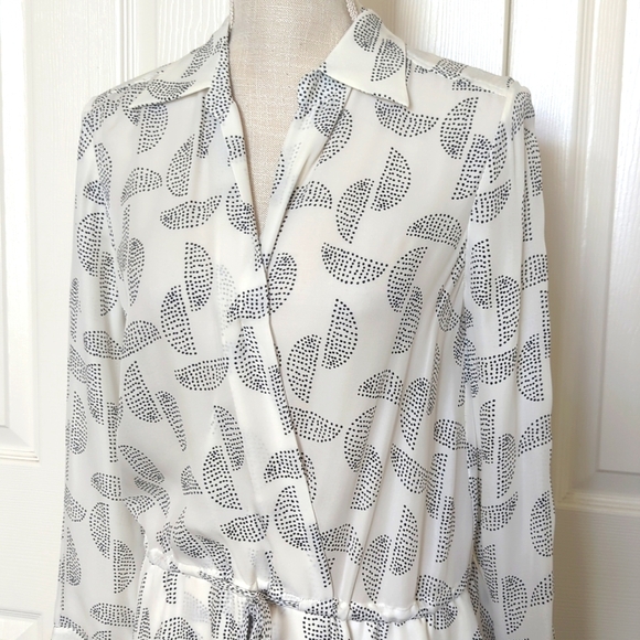 A.L.C. "Isobel" dress in half-moon patterned silk. - Picture 7 of 11